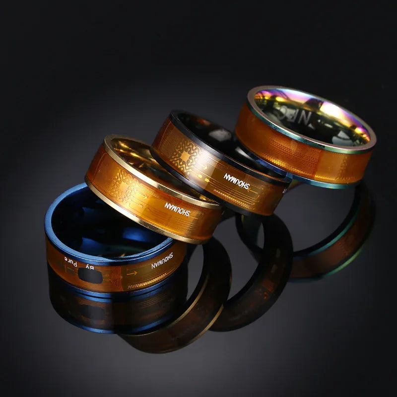 NFC Smart Ring - Contactless Phone Control & Payments | Wahooly Nfc Smart Ring Portable Compact Wearing Id Recognition Device Multifunctional Women Men Nfc Smart Ring Pay Ring Nfc Payment Ring