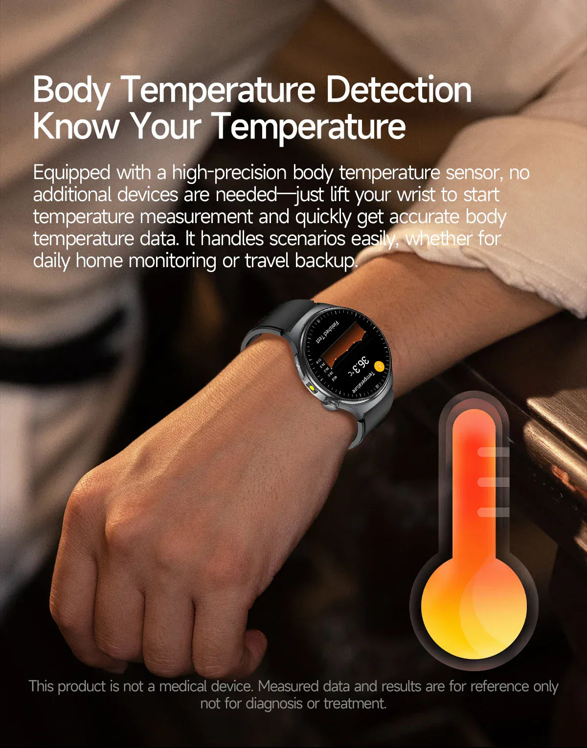 Nursing Grade Health Smart Watch – ECG, Body Fat, BP & Blood Oxygen | Wahooly Nursing Grade Health Smart Watch – ECG, Body Fat, Blood Oxygen & BP Monitor | HD AMOLED