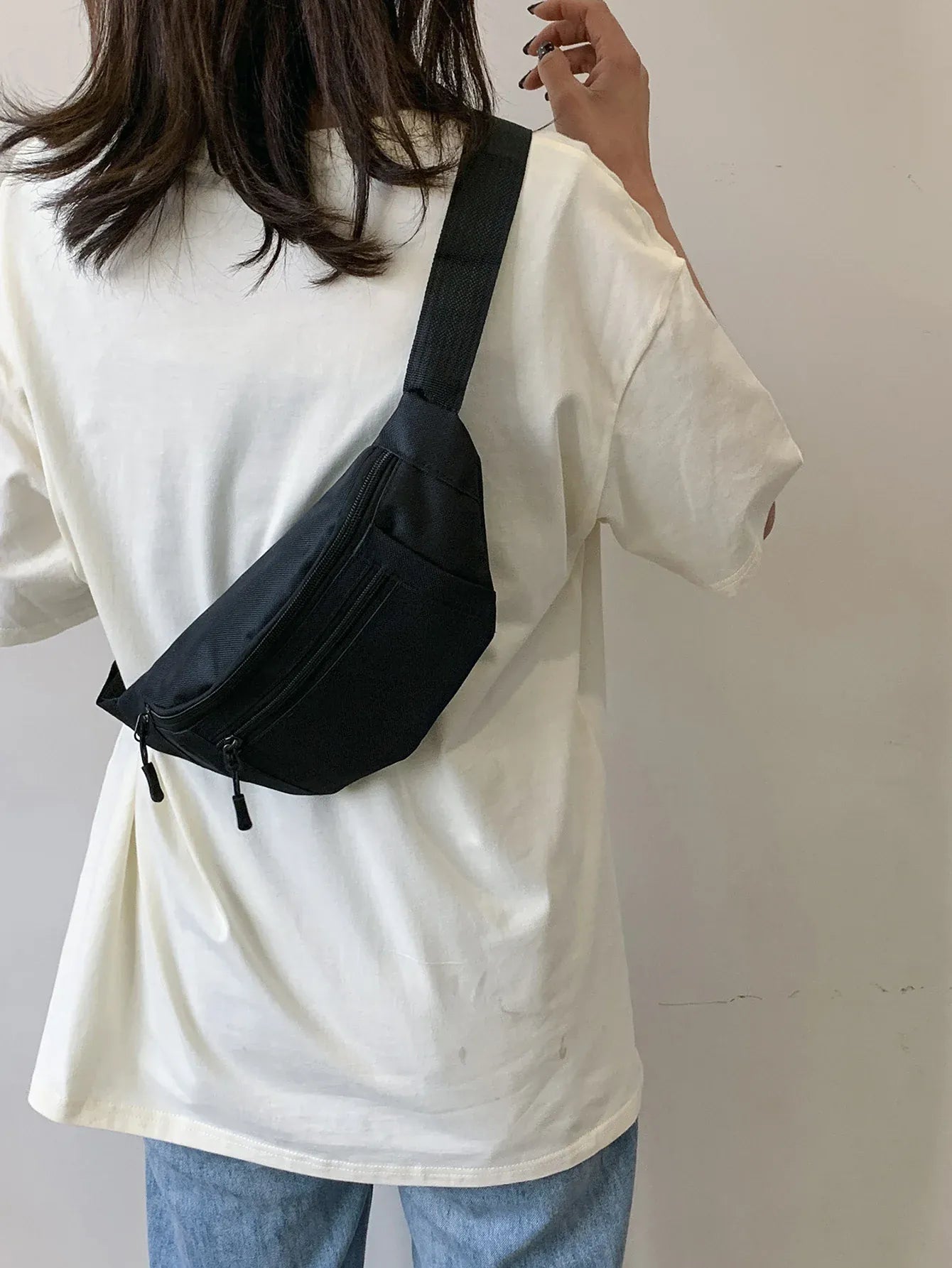 Nylon Crossbody Fanny Pack | Hands-Free Waist & Chest Bag for Travel & Running — Wahooly Nylon Crossbody Fanny Pack | Hands-Free Waist & Chest Bag for Travel, Running, Festivals & Daily Use