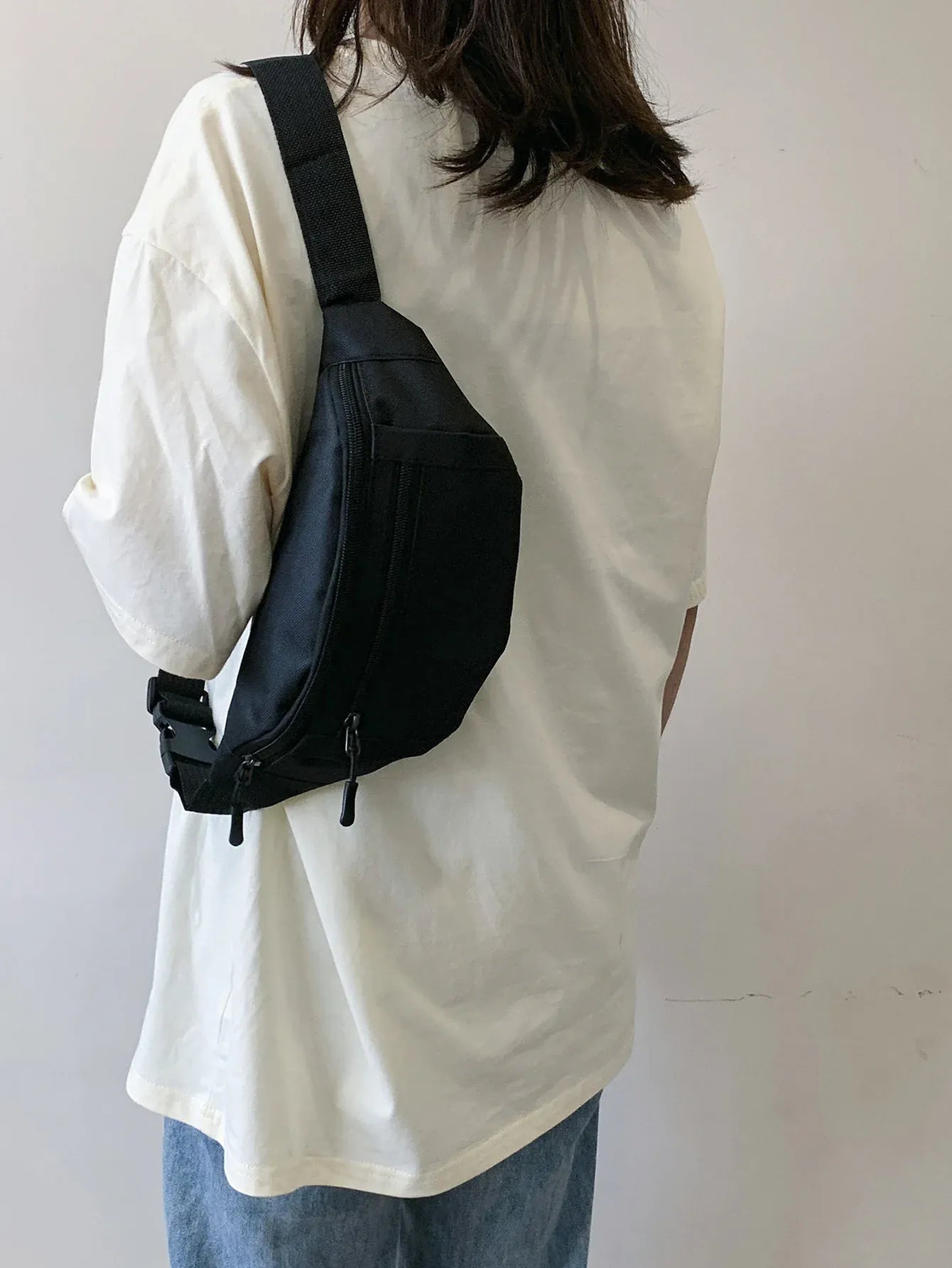 Nylon Crossbody Fanny Pack | Hands-Free Waist & Chest Bag for Travel & Running — Wahooly Nylon Crossbody Fanny Pack | Hands-Free Waist & Chest Bag for Travel, Running, Festivals & Daily Use