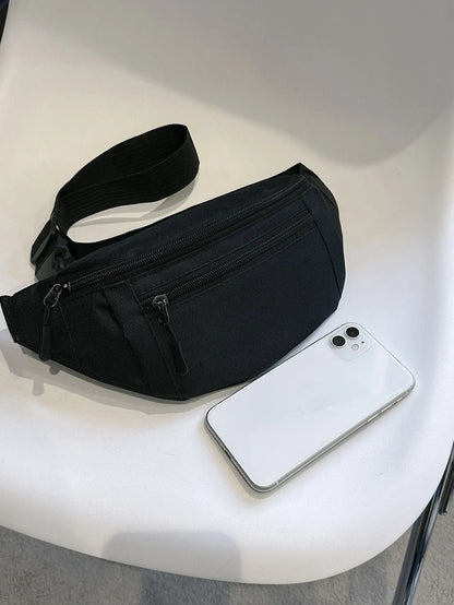 Nylon Crossbody Fanny Pack | Hands-Free Waist & Chest Bag for Travel & Running — Wahooly Nylon Crossbody Fanny Pack | Hands-Free Waist & Chest Bag for Travel, Running, Festivals & Daily Use