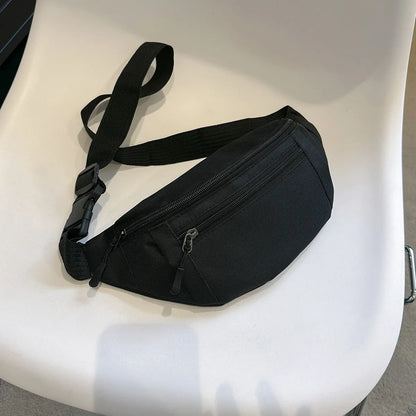 Nylon Crossbody Fanny Pack | Hands-Free Waist & Chest Bag for Travel & Running — Wahooly Nylon Crossbody Fanny Pack | Hands-Free Waist & Chest Bag for Travel, Running, Festivals & Daily Use