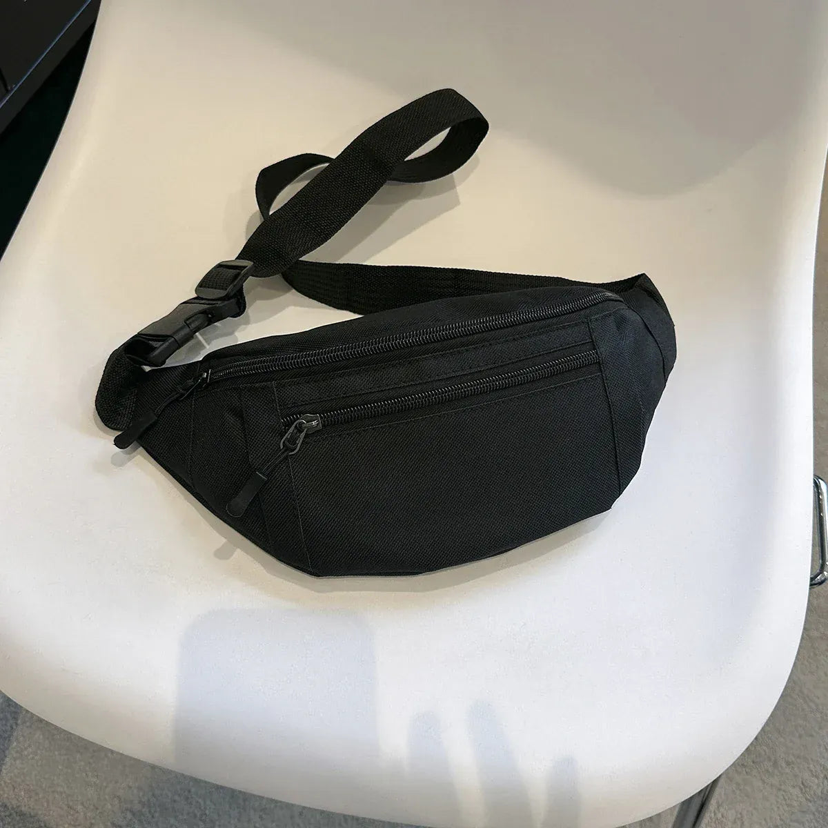 Nylon Crossbody Fanny Pack | Hands-Free Waist & Chest Bag for Travel & Running — Wahooly Nylon Crossbody Fanny Pack | Hands-Free Waist & Chest Bag for Travel, Running, Festivals & Daily Use