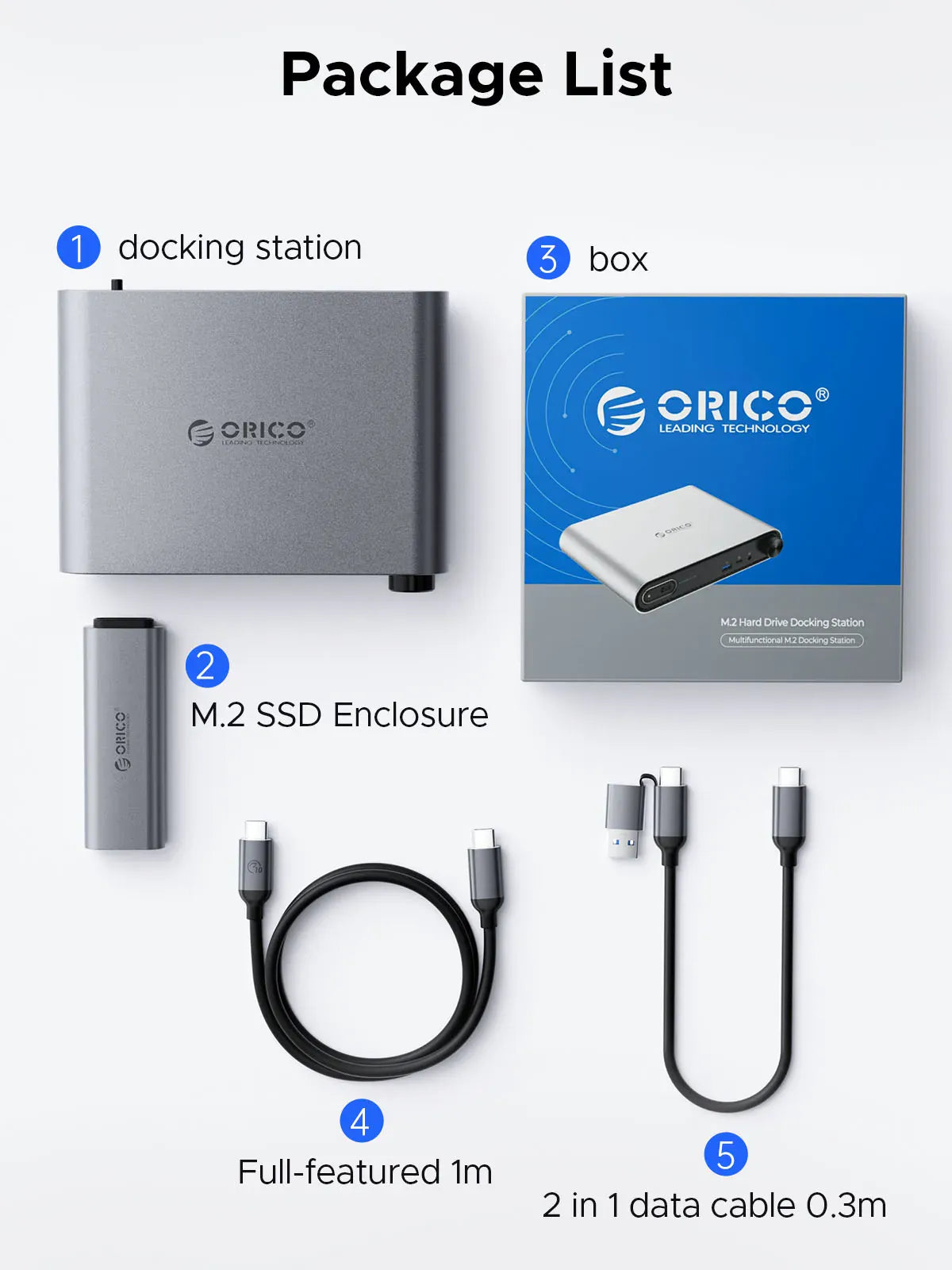 ORICO 10 in1 USB C Docking Dtation with M.2 SSD Enclosure PD100W Charging Ethernet 4K60Hz HDMI-com 3.5mm Audio Volume Control ORICO 10 in1 USB C Docking Dtation with M.2 SSD Enclosure PD100W Charging Ethernet 4K60Hz HDMI-com 3.5mm Audio Volume Control