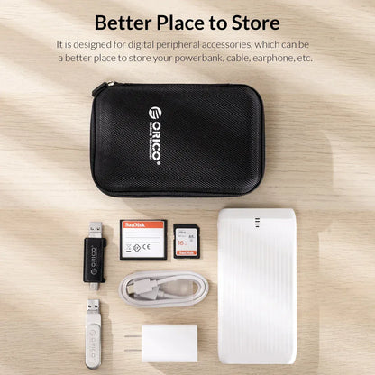 ORICO 2.5 Inch HDD Box Bag  Portable Hard Drive Bag ORICO 2.5 Inch HDD Box Bag  Portable Hard Drive Bag