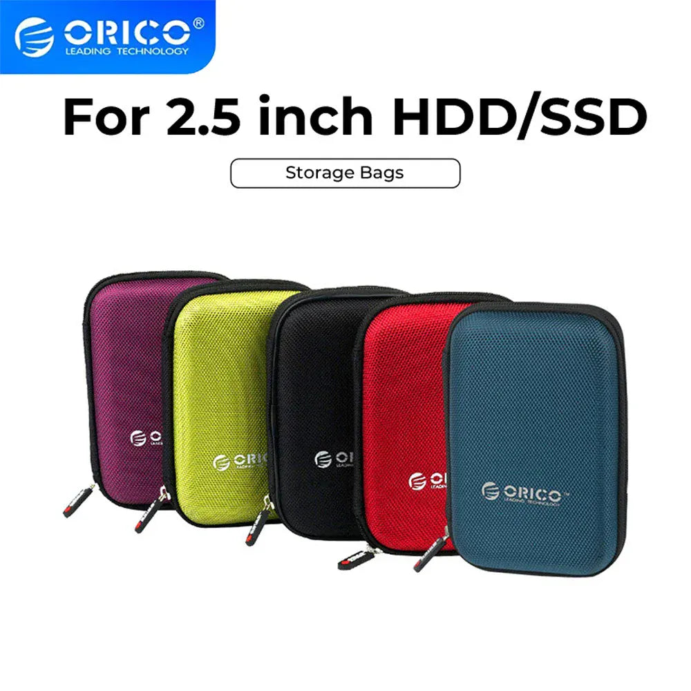 ORICO 2.5 Inch HDD Box Bag  Portable Hard Drive Bag ORICO 2.5 Inch HDD Box Bag  Portable Hard Drive Bag