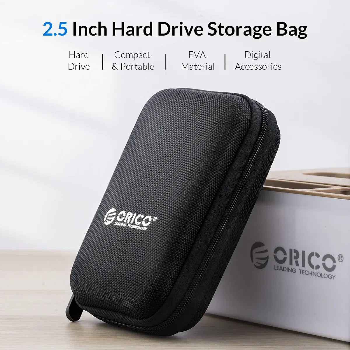 ORICO 2.5 Inch HDD Box Bag  Portable Hard Drive Bag ORICO 2.5 Inch HDD Box Bag  Portable Hard Drive Bag