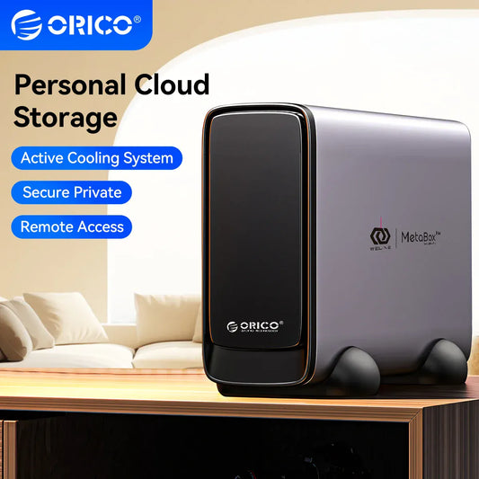 ORICO 3.5" Type-C Personal Cloud Storage NAS Network Attached Storage ORICO 3.5" Type-C Personal Cloud Storage NAS Network Attached Storage