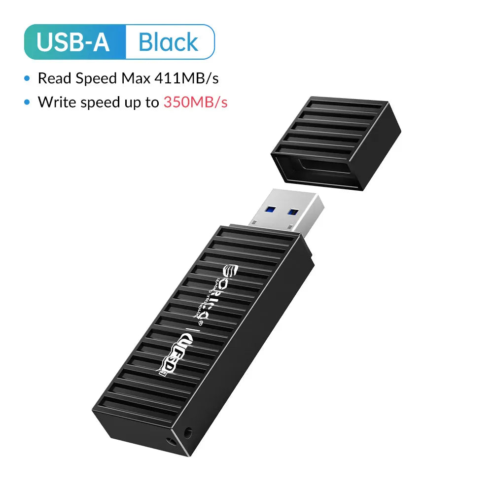 ORICO UFSD All Metal 256GB USB Flash Drive 411MB/S Pen Drives 512GB 128GB 64GB USB Stick Type C Pendrives Container Shape Design ORICO UFSD All Metal 256GB USB Flash Drive 411MB/S Pen Drives 512GB 128GB 64GB USB Stick Type C Pendrives Container Shape Design