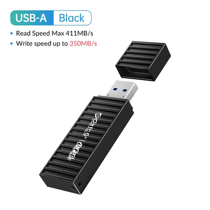 ORICO UFSD All Metal 256GB USB Flash Drive 411MB/S Pen Drives 512GB 128GB 64GB USB Stick Type C Pendrives Container Shape Design ORICO UFSD All Metal 256GB USB Flash Drive 411MB/S Pen Drives 512GB 128GB 64GB USB Stick Type C Pendrives Container Shape Design