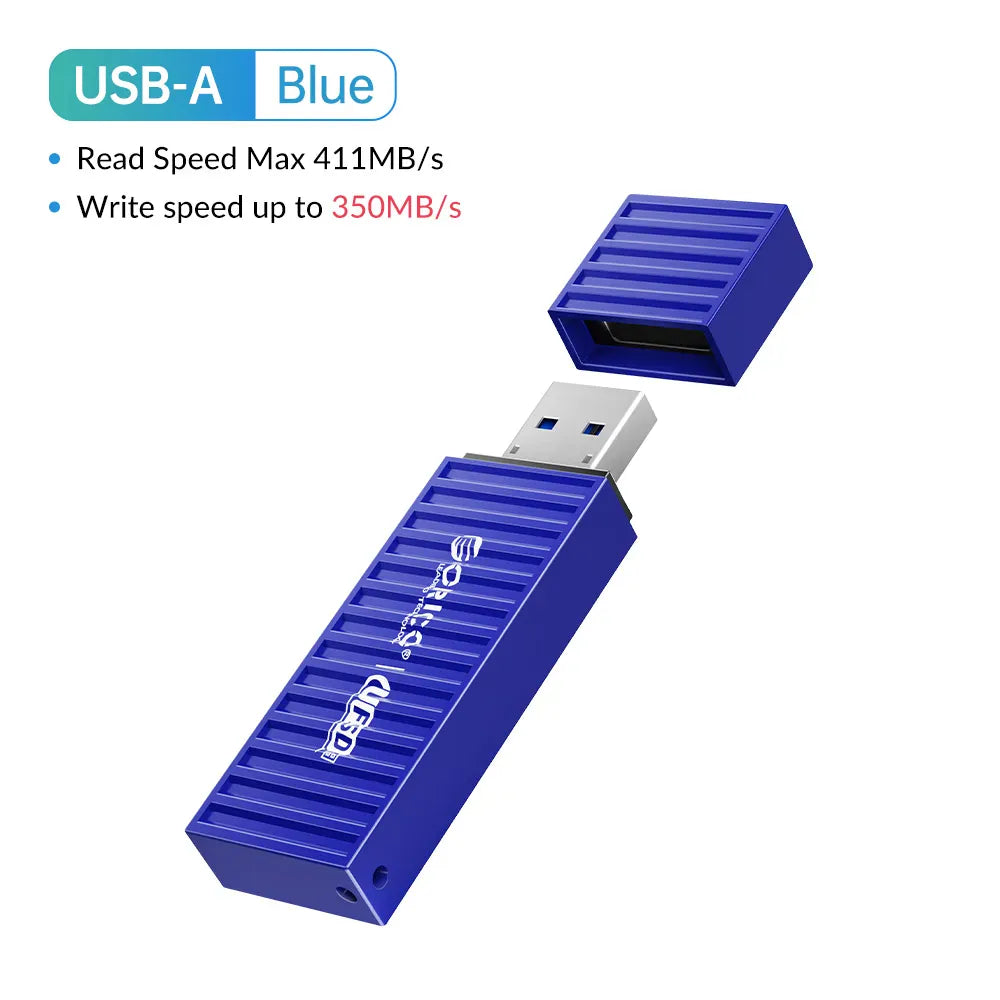 ORICO UFSD All Metal 256GB USB Flash Drive 411MB/S Pen Drives 512GB 128GB 64GB USB Stick Type C Pendrives Container Shape Design ORICO UFSD All Metal 256GB USB Flash Drive 411MB/S Pen Drives 512GB 128GB 64GB USB Stick Type C Pendrives Container Shape Design