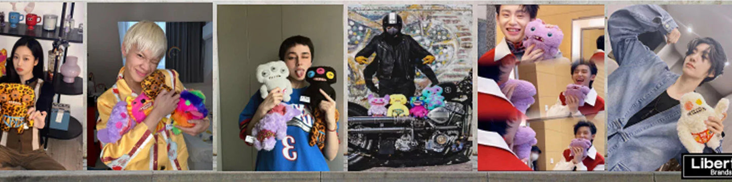 Large 47cm Fuggler Plush Toy - Original Big Fugg Pillow 18 Inch | Wahooly Original Fuggler Funny Ugly Teeth Monsters Plush Toys Fuggler Kawaii Soft Bigg Fugg Plushies Pillows Cute Pleuche Doll Gift 47CM