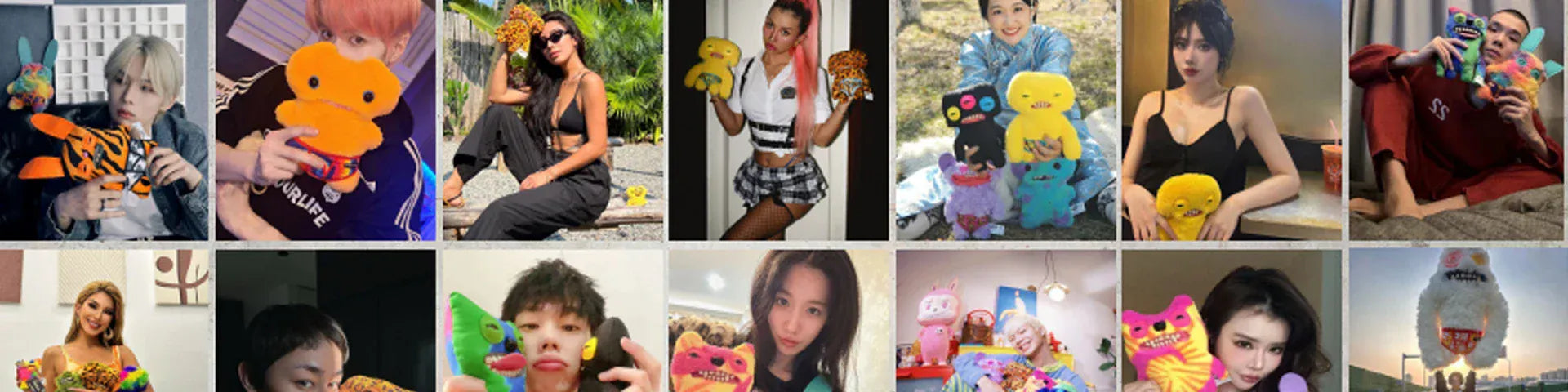 Large 47cm Fuggler Plush Toy - Original Big Fugg Pillow 18 Inch | Wahooly Original Fuggler Funny Ugly Teeth Monsters Plush Toys Fuggler Kawaii Soft Bigg Fugg Plushies Pillows Cute Pleuche Doll Gift 47CM