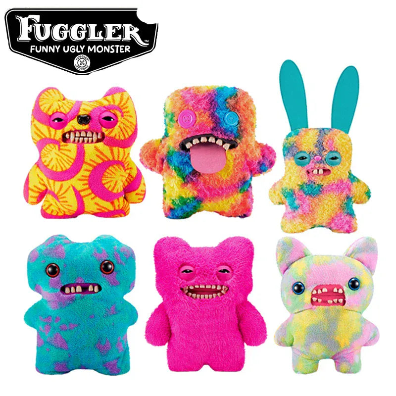 Large 47cm Fuggler Plush Toy - Original Big Fugg Pillow 18 Inch | Wahooly Original Fuggler Funny Ugly Teeth Monsters Plush Toys Fuggler Kawaii Soft Bigg Fugg Plushies Pillows Cute Pleuche Doll Gift 47CM