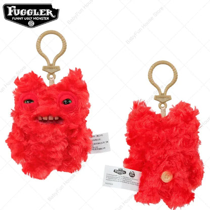 Original Fuggler Keychain - Wide Eyed Weirdo Plush Monster | Wahooly Original Fuggler Ugly Teeth Monsters Plush Toys Keychains Fugglers Wide Eyed Weirdo Annoyed Alien Rabbit Peluche Dolls Pendants