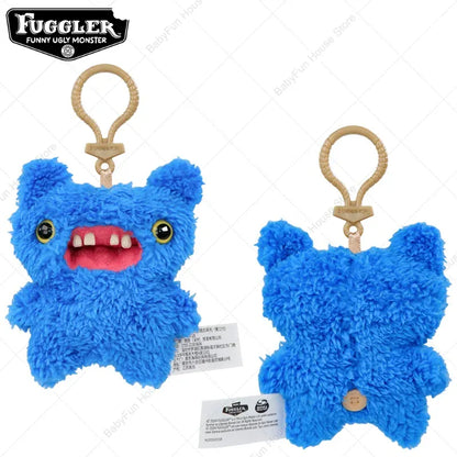 Original Fuggler Keychain - Wide Eyed Weirdo Plush Monster | Wahooly Original Fuggler Ugly Teeth Monsters Plush Toys Keychains Fugglers Wide Eyed Weirdo Annoyed Alien Rabbit Peluche Dolls Pendants