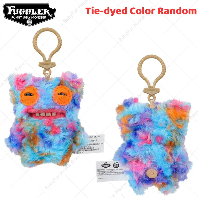 Original Fuggler Keychain - Wide Eyed Weirdo Plush Monster | Wahooly Original Fuggler Ugly Teeth Monsters Plush Toys Keychains Fugglers Wide Eyed Weirdo Annoyed Alien Rabbit Peluche Dolls Pendants