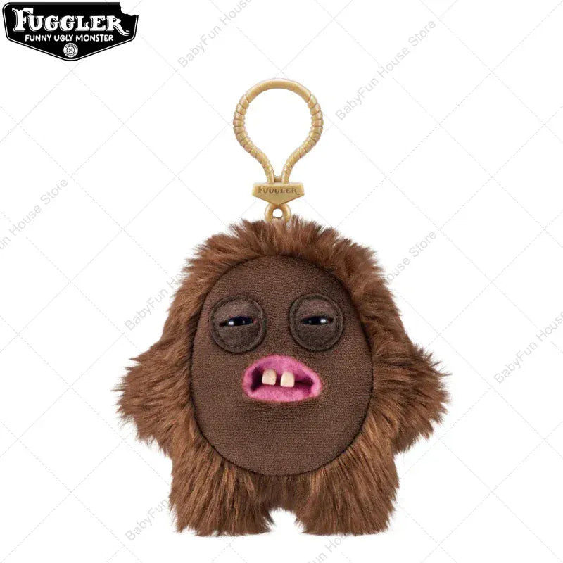 Original Fuggler Keychain - Wide Eyed Weirdo Plush Monster | Wahooly Original Fuggler Ugly Teeth Monsters Plush Toys Keychains Fugglers Wide Eyed Weirdo Annoyed Alien Rabbit Peluche Dolls Pendants
