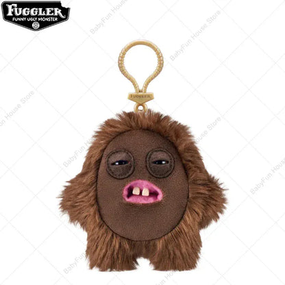 Original Fuggler Keychain - Wide Eyed Weirdo Plush Monster | Wahooly Original Fuggler Ugly Teeth Monsters Plush Toys Keychains Fugglers Wide Eyed Weirdo Annoyed Alien Rabbit Peluche Dolls Pendants
