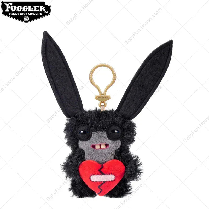 Original Fuggler Keychain - Wide Eyed Weirdo Plush Monster | Wahooly Original Fuggler Ugly Teeth Monsters Plush Toys Keychains Fugglers Wide Eyed Weirdo Annoyed Alien Rabbit Peluche Dolls Pendants