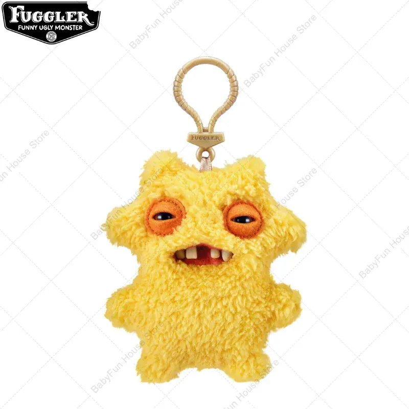 Original Fuggler Keychain - Wide Eyed Weirdo Plush Monster | Wahooly Original Fuggler Ugly Teeth Monsters Plush Toys Keychains Fugglers Wide Eyed Weirdo Annoyed Alien Rabbit Peluche Dolls Pendants