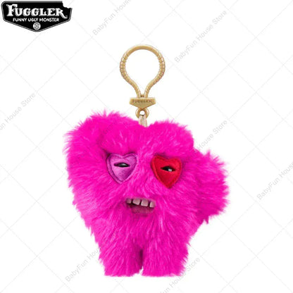 Original Fuggler Keychain - Wide Eyed Weirdo Plush Monster | Wahooly Original Fuggler Ugly Teeth Monsters Plush Toys Keychains Fugglers Wide Eyed Weirdo Annoyed Alien Rabbit Peluche Dolls Pendants