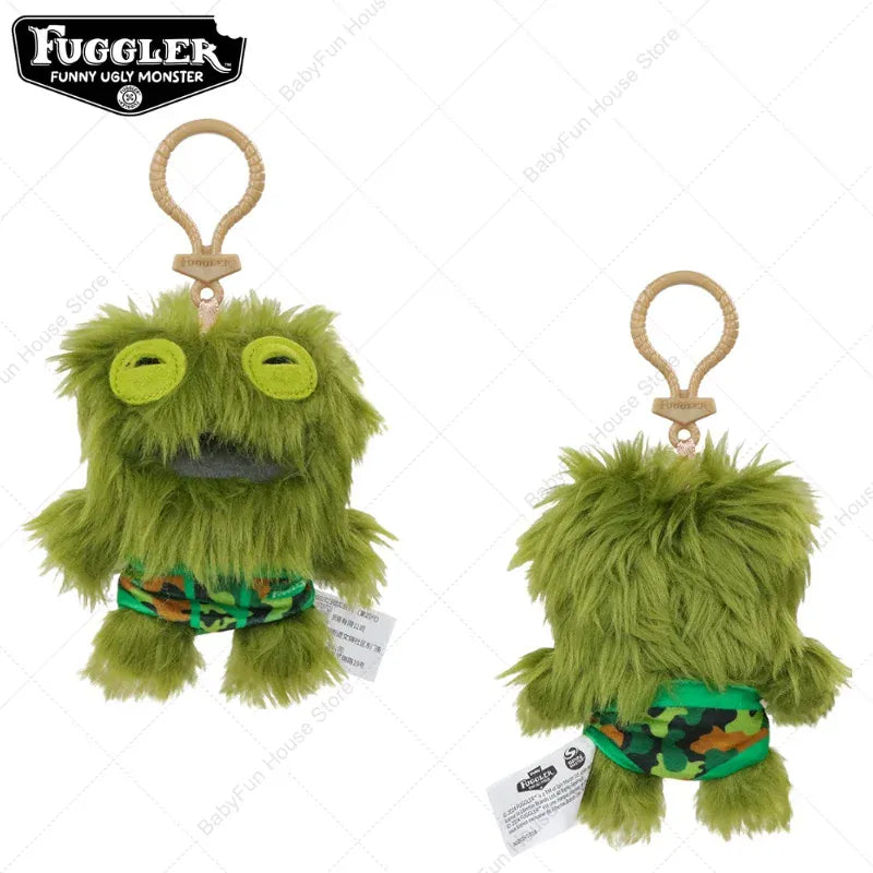 Original Fuggler Keychain - Wide Eyed Weirdo Plush Monster | Wahooly Original Fuggler Ugly Teeth Monsters Plush Toys Keychains Fugglers Wide Eyed Weirdo Annoyed Alien Rabbit Peluche Dolls Pendants