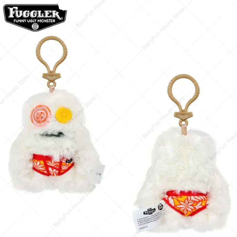 Original Fuggler Keychain - Wide Eyed Weirdo Plush Monster | Wahooly Original Fuggler Ugly Teeth Monsters Plush Toys Keychains Fugglers Wide Eyed Weirdo Annoyed Alien Rabbit Peluche Dolls Pendants