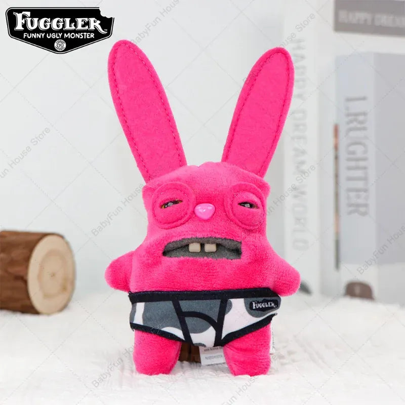Original Fuggler Keychain - Wide Eyed Weirdo Plush Monster | Wahooly Original Fuggler Ugly Teeth Monsters Plush Toys Keychains Fugglers Wide Eyed Weirdo Annoyed Alien Rabbit Peluche Dolls Pendants
