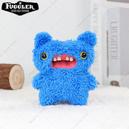 Original Fuggler Keychain - Wide Eyed Weirdo Plush Monster | Wahooly Original Fuggler Ugly Teeth Monsters Plush Toys Keychains Fugglers Wide Eyed Weirdo Annoyed Alien Rabbit Peluche Dolls Pendants