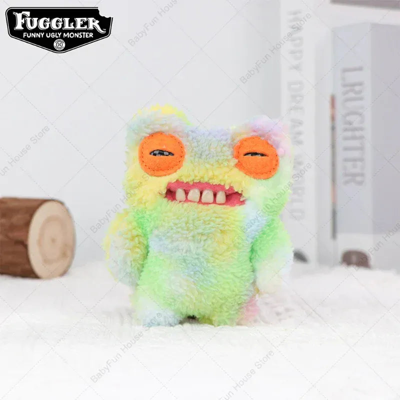 Original Fuggler Keychain - Wide Eyed Weirdo Plush Monster | Wahooly Original Fuggler Ugly Teeth Monsters Plush Toys Keychains Fugglers Wide Eyed Weirdo Annoyed Alien Rabbit Peluche Dolls Pendants