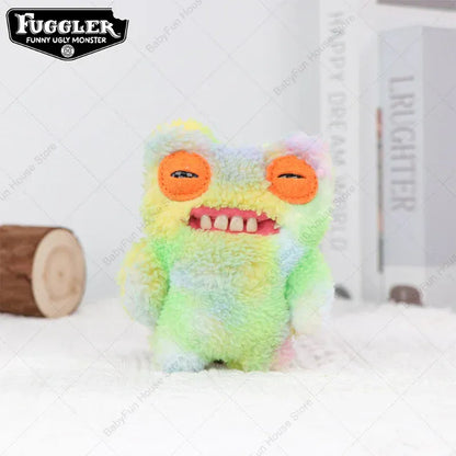Original Fuggler Keychain - Wide Eyed Weirdo Plush Monster | Wahooly Original Fuggler Ugly Teeth Monsters Plush Toys Keychains Fugglers Wide Eyed Weirdo Annoyed Alien Rabbit Peluche Dolls Pendants