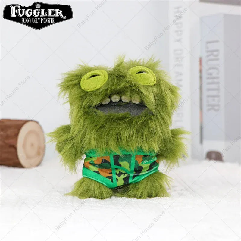 Original Fuggler Keychain - Wide Eyed Weirdo Plush Monster | Wahooly Original Fuggler Ugly Teeth Monsters Plush Toys Keychains Fugglers Wide Eyed Weirdo Annoyed Alien Rabbit Peluche Dolls Pendants
