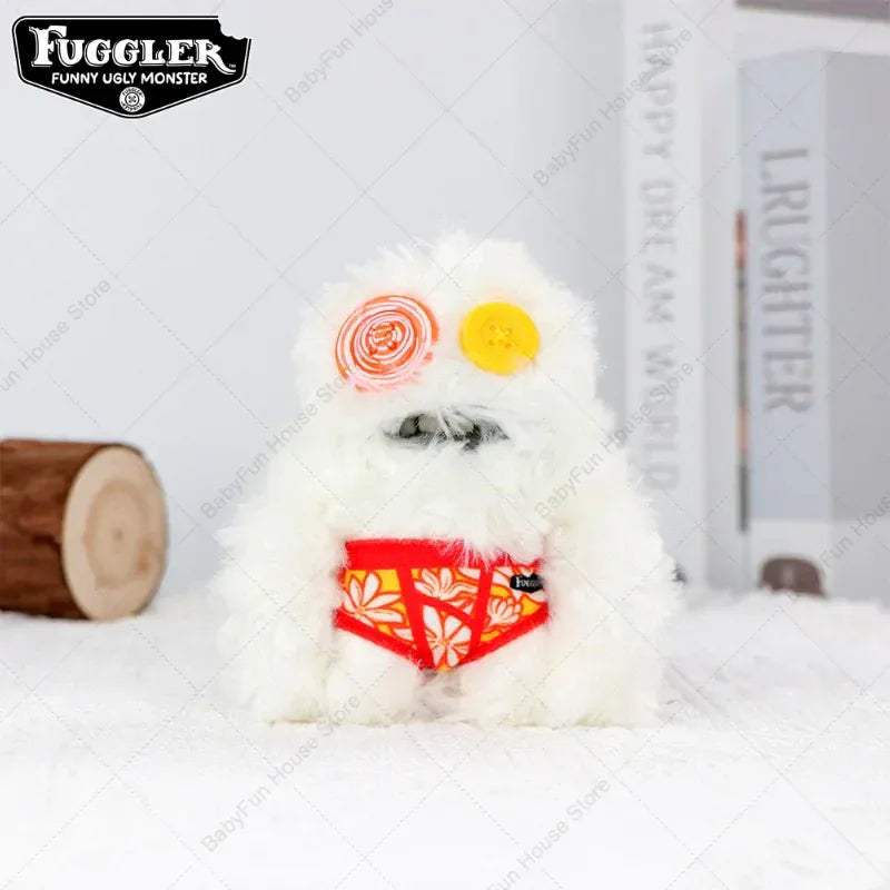 Original Fuggler Keychain - Wide Eyed Weirdo Plush Monster | Wahooly Original Fuggler Ugly Teeth Monsters Plush Toys Keychains Fugglers Wide Eyed Weirdo Annoyed Alien Rabbit Peluche Dolls Pendants