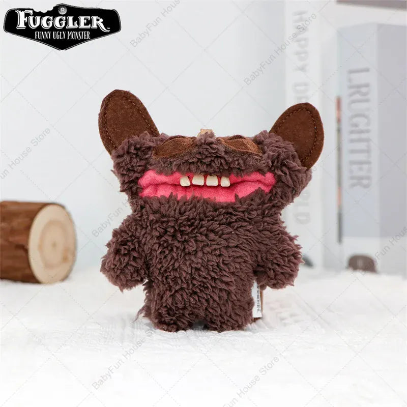 Original Fuggler Keychain - Wide Eyed Weirdo Plush Monster | Wahooly Original Fuggler Ugly Teeth Monsters Plush Toys Keychains Fugglers Wide Eyed Weirdo Annoyed Alien Rabbit Peluche Dolls Pendants