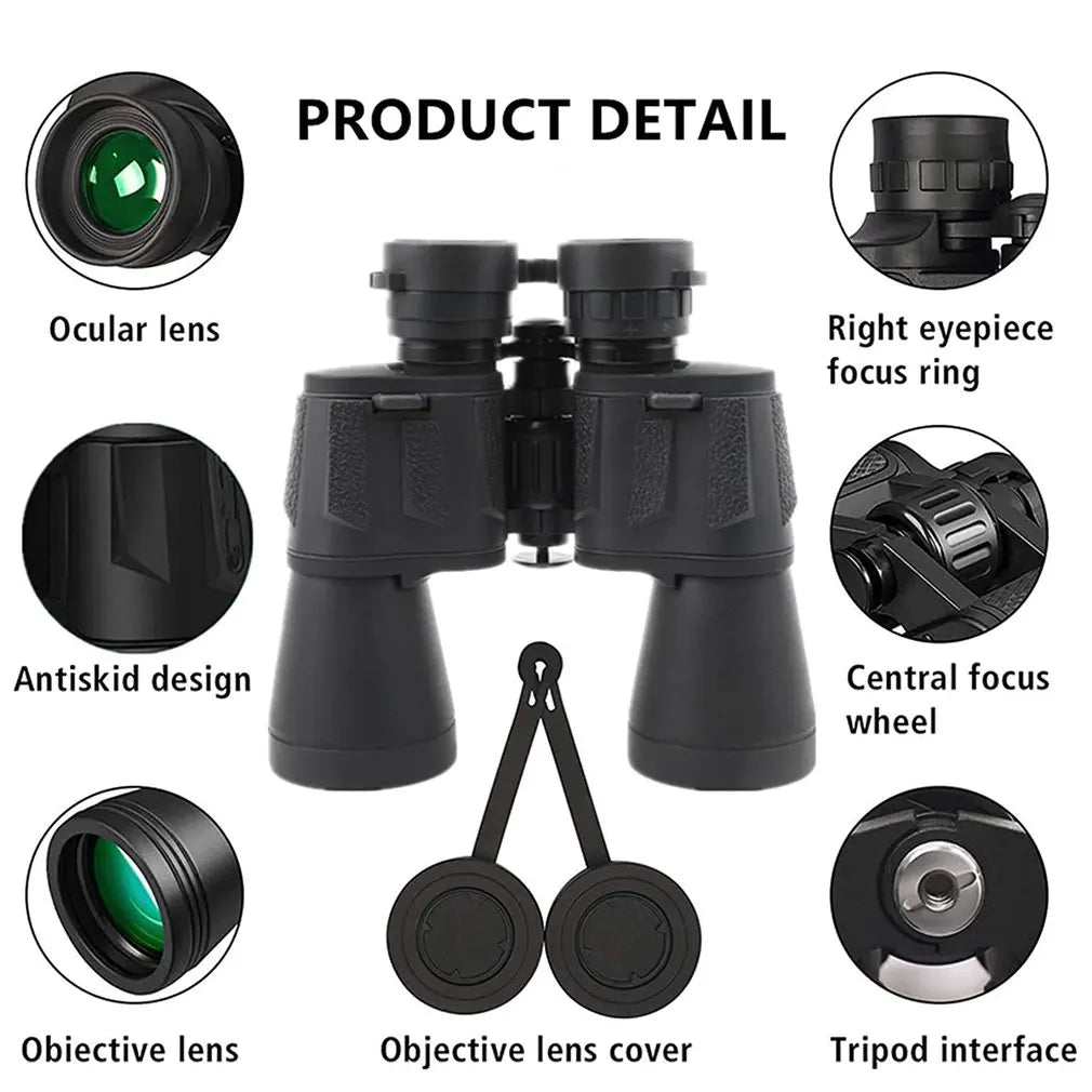 20x50 Night Vision Binoculars - Large Aperture for Bird Watching & Astronomy Outdoor Binoculars Large-aperture 20×50 Binoculars Night Vision High Magnification All-optical Binoculars Dropshipping Wholesale