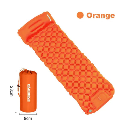 Outdoor Camping Inflatable Mattress Sleeping Pad With Pillows Ultralight Air Mat Built In Inflator Pump Hiking Outdoor Camping Inflatable Mattress Sleeping Pad With Pillows Ultralight Air Mat Built In Inflator Pump Hiking