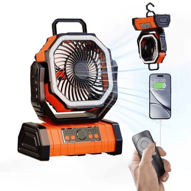 Outdoor Household Power Bank LED Light Camping Fan Outdoor Household Power Bank LED Light Camping Fan