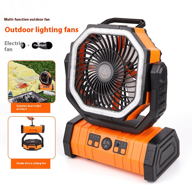 Outdoor Household Power Bank LED Light Camping Fan Outdoor Household Power Bank LED Light Camping Fan
