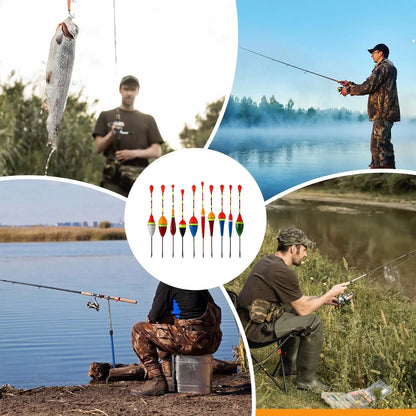 Oval Hard Foam Fishing Bobbers 10-Pack Sliding Buoys – Wahooly Oval Hard Foam Fishing Bobbers – 10-Pack Sliding Buoys for Trout & Bass