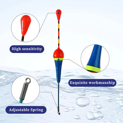 Oval Hard Foam Fishing Bobbers 10-Pack Sliding Buoys – Wahooly Oval Hard Foam Fishing Bobbers – 10-Pack Sliding Buoys for Trout & Bass