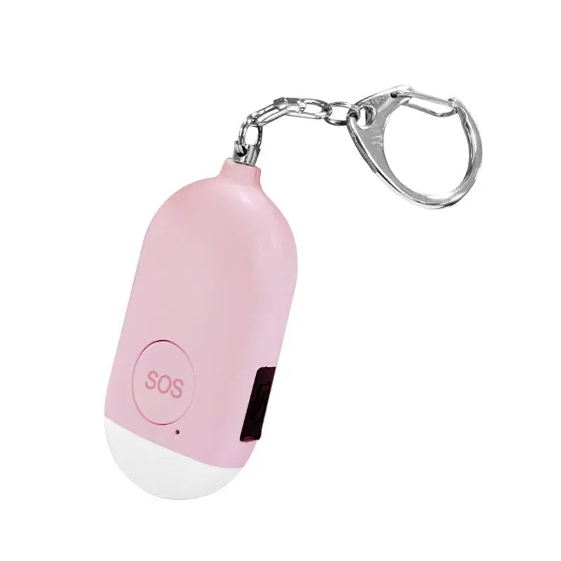 Personal SOS Defense Alarm 130dB With LED Light Rechargeable Personal SOS Defense Alarm 130dB With LED Light Rechargeable
