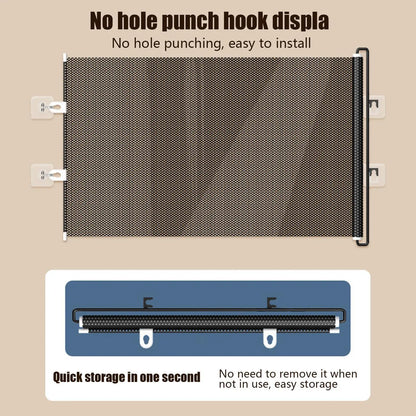 Pet Accessories Guard Retractable Pet Fence Safety Barrier Universal Pet Network Fence Folding Child Barrier Fences Stairs Pet Accessories Guard Retractable Pet Fence Safety Barrier Universal Pet Network Fence Folding Child Barrier Fences Stairs