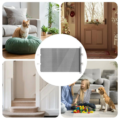 Pet Accessories Guard Retractable Pet Fence Safety Barrier Universal Pet Network Fence Folding Child Barrier Fences Stairs Pet Accessories Guard Retractable Pet Fence Safety Barrier Universal Pet Network Fence Folding Child Barrier Fences Stairs