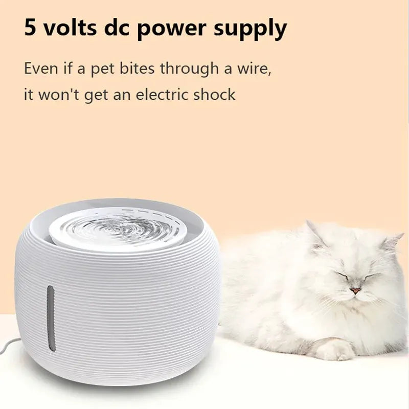 Pet Cat Water Fountain Drinking Smart Sensor Automatic Power Off Pet Cat Water Fountain Drinking Smart Sensor Automatic Power Off