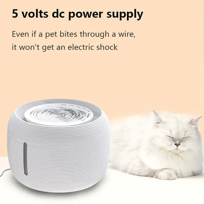 Pet Cat Water Fountain Drinking Smart Sensor Automatic Power Off Pet Cat Water Fountain Drinking Smart Sensor Automatic Power Off