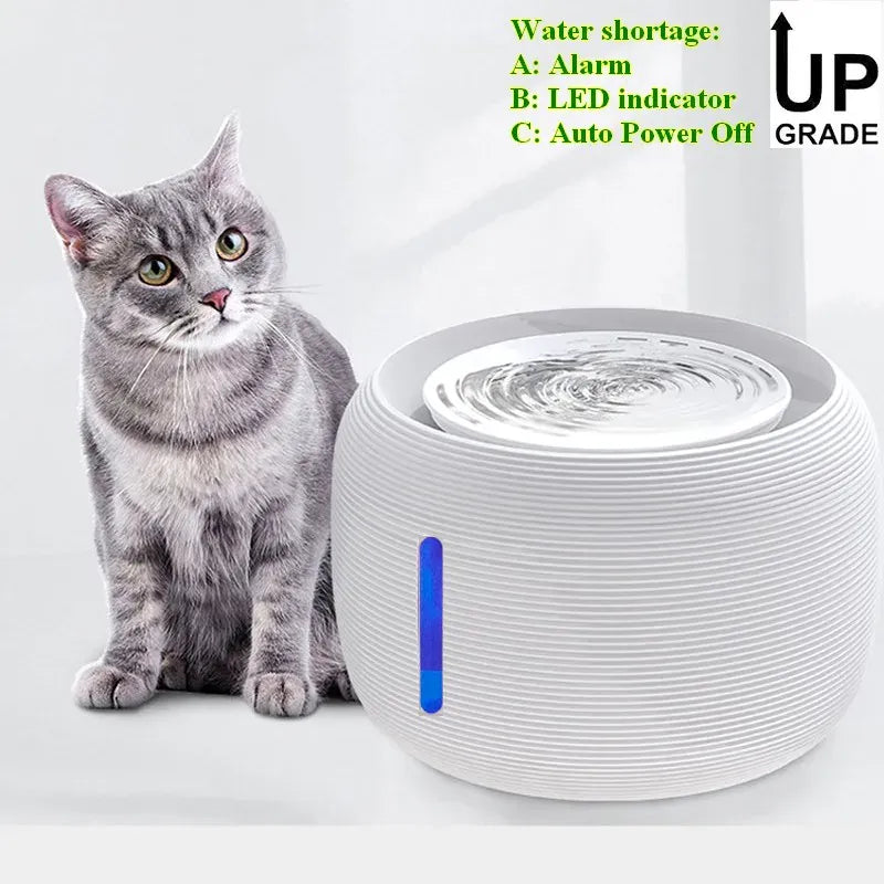 Pet Cat Water Fountain Drinking Smart Sensor Automatic Power Off Pet Cat Water Fountain Drinking Smart Sensor Automatic Power Off