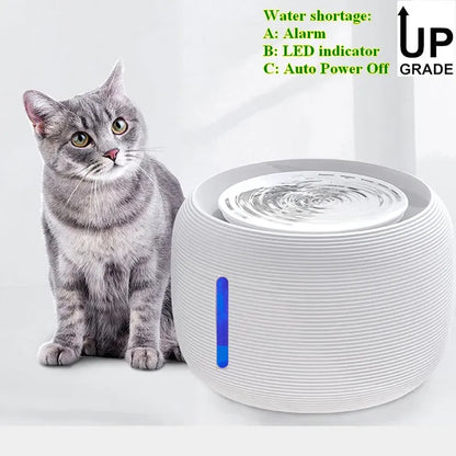 Pet Cat Water Fountain Drinking Smart Sensor Automatic Power Off Pet Cat Water Fountain Drinking Smart Sensor Automatic Power Off