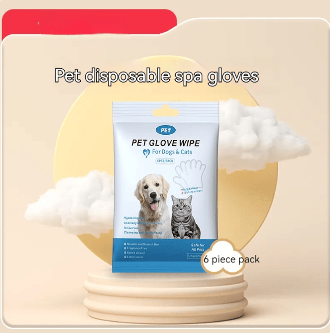 Pet Cleaning Gloves & Wipes Pet Cleaning Gloves & Wipes