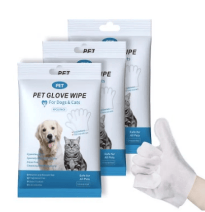 Pet Cleaning Gloves & Wipes Pet Cleaning Gloves & Wipes